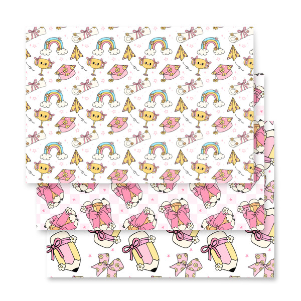 Make your graduation gifts stand out with our exquisite Graduation Shades of Pink Wrapping Paper Sheets.