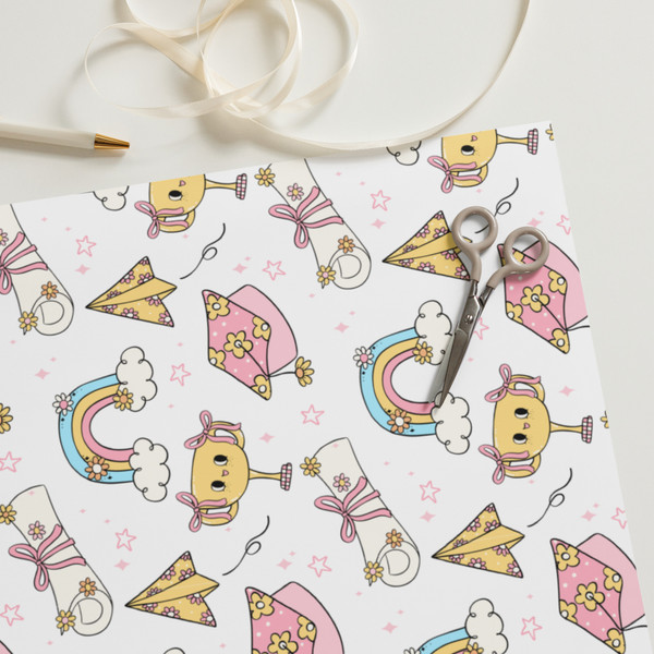 Make your graduation gifts stand out with our exquisite Graduation Shades of Pink Wrapping Paper Sheets.