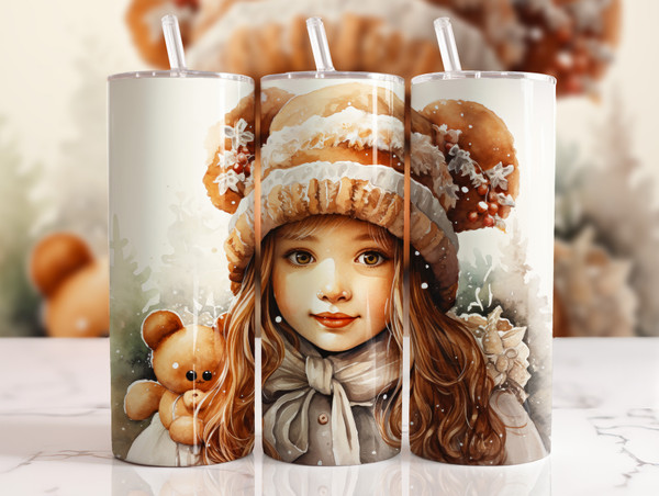 Vintage Pink Holiday & Winter 20 oz Tumblers — multiple seasonal designs