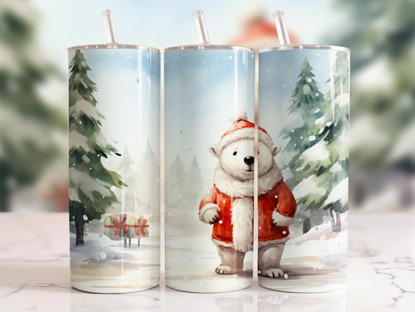 Vintage Red Holiday & Winter 20 oz Tumblers — multiple seasonal designs