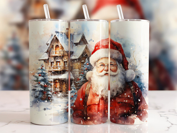 Vintage Red Holiday & Winter 20 oz Tumblers — multiple seasonal designs