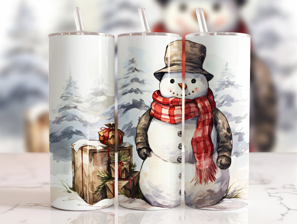 Vintage Red Holiday & Winter 20 oz Tumblers — multiple seasonal designs