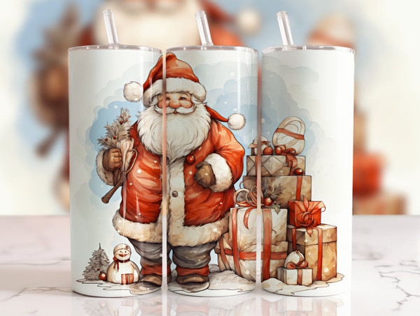 Vintage Red Holiday & Winter 20 oz Tumblers — multiple seasonal designs