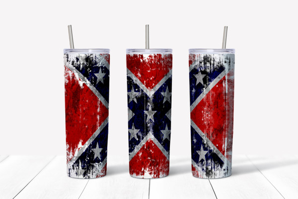 Photos showcase the Rebel Americana Tumblers collection featuring high-resolution full wrap artwork on 20oz skinny stainless steel tumblers. Designs include patriotic Americana themes, rustic textures, freedom-inspired graphics, outdoor lifestyle artwork, edgy rebel aesthetics, and bold statement imagery. Images display multiple tumbler angles, close-up design details, and realistic product mockups to highlight the vibrant sublimation print quality, insulated stainless steel finish, and overall Americana-inspired style.