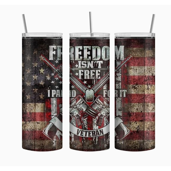 American Heroes Tumblers – 20oz Skinny Stainless Steel Tumbler – view 13