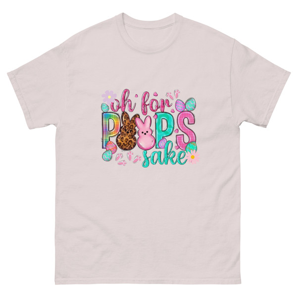 Celebrate Easter in style with our "Oh for Peeps Sake" Unisex Classic Tee.