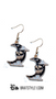 Moon smirk earrings set Dangle earrings set. Unisex dangle earrings. Fashion design