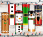 Nutcracker Tumbler. 20 oz skinny tumbler holiday themed cup. Insulated steel, themed cup