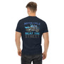 The striking motorcycle design  brings the air of excitement to this comfortable unisex T-shirt.  Get ready to mix comfort and adventure with this unique unisex design.  The image of a motorcycle on the back of this T-shirt with the slogan "Beat the Street" implies the acceptance of open road excitement by the wearer. The striking motorcycle design  brings the air of excitement to this comfortable unisex T-shirt.  Get ready to mix comfort and adventure with this unique unisex design.  The image of a motorcycle on the back of this T-shirt with the slogan "Beat the Street" implies the acceptance of open road excitement by the wearer.