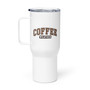 Sip in style and comfort with an elevated travel mug. With its sleek and durable design, you’ll love taking this mug wherever you go. It fits into most car cup holders and has a spill-proof plastic lid. Commute to work or go on new adventures—this travel mug will keep your beverage safe and at just the right temperature. Sip in style and comfort with an elevated travel mug. With its sleek and durable design, you’ll love taking this mug wherever you go. It fits into most car cup holders and has a spill-proof plastic lid. Commute to work or go on new adventures—this travel mug will keep your beverage safe and at just the right temperature.