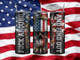 Make a bold statement with this striking American Flag and Skull Tumbler. Perfect for everyday use or special occasions, this tumbler combines patriotic symbolism with a touch of edgy flair. Crafted for durability and style, it's the ideal companion for your favorite beverages, whether you're at home, at work, or on the go.