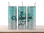 Make a statement with the Glitter Be My Valentine Tumbler, a stylish and durable 20oz stainless steel tumbler perfect for keeping your beverages at the ideal temperature, whether you prefer icy cold or piping hot. This tumbler isn't just about looks; it's built for the daily grind, combining fashion with functionality.