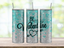 Make a statement with the Glitter Be My Valentine Tumbler, a stylish and durable 20oz stainless steel tumbler perfect for keeping your beverages at the ideal temperature, whether you prefer icy cold or piping hot. This tumbler isn't just about looks; it's built for the daily grind, combining fashion with functionality.