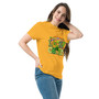 Made from premium, breathable cotton, this tee offers unparalleled comfort throughout the day. The classic unisex cut drapes effortlessly on all body types, providing a flattering and relaxed fit. The "Miss Lucky Charm" graphic adds a touch of playful sophistication, making this tee ideal for expressing your unique personality.