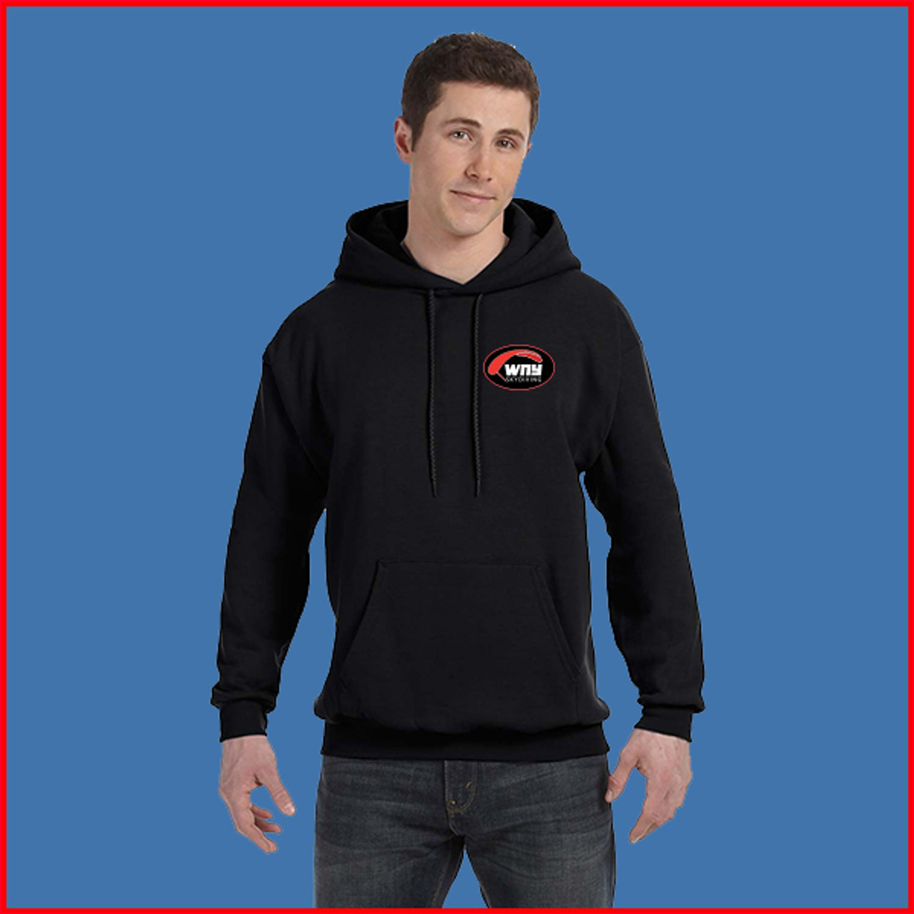 WNY Skydiving Unisex Ecosmart® 50/50 Pullover Hooded Sweatshirt 