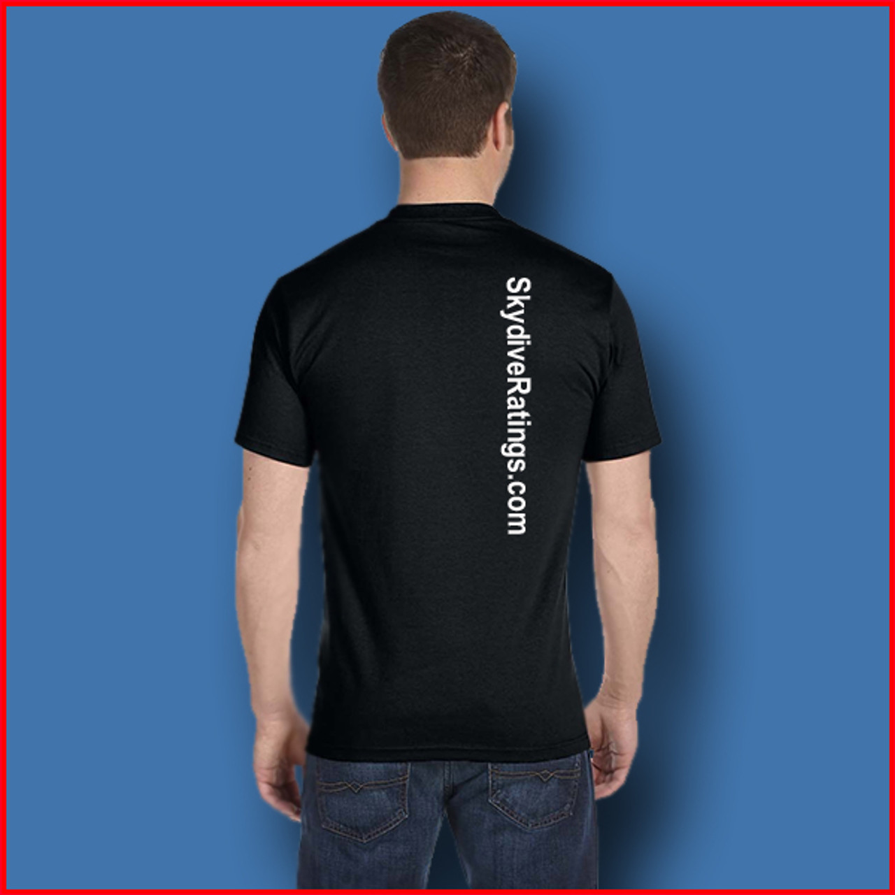 Skydive Ratings Adult 50/50 T-Shirt 