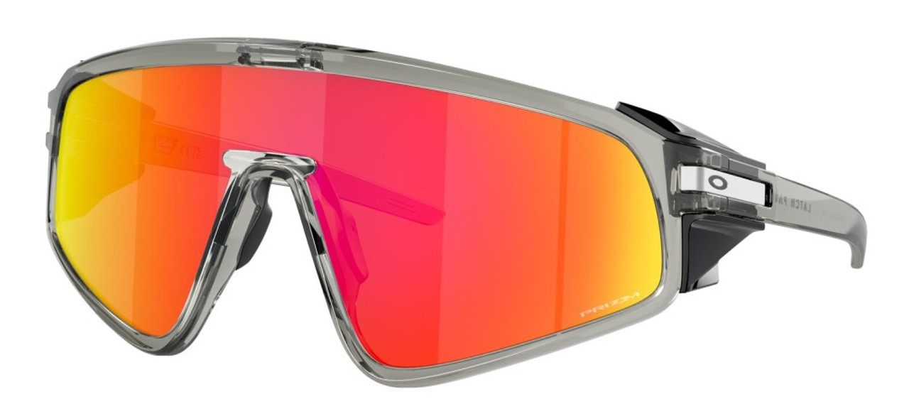 Oakley Latch Panel - Grey Ink - Prizm Ruby - Sunglasses For