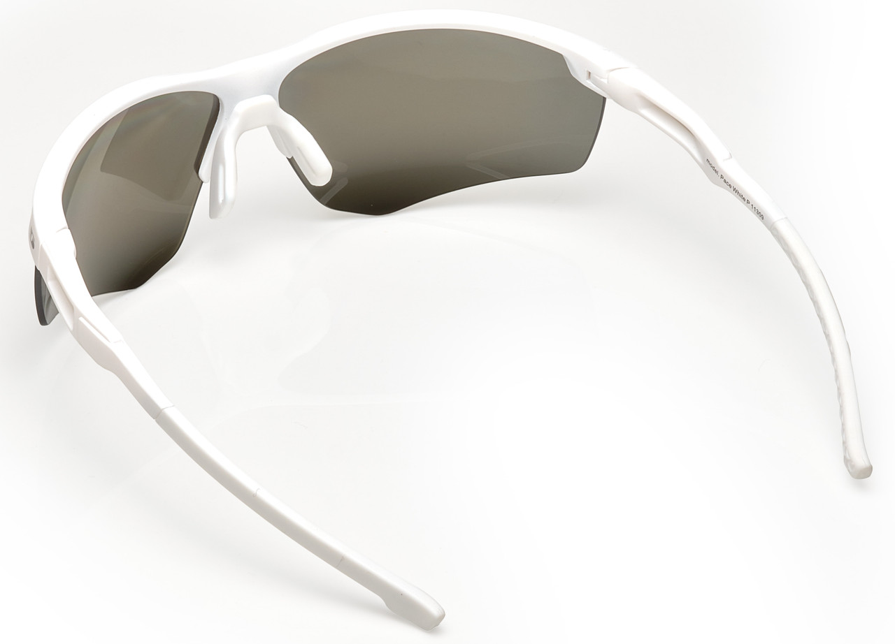 Sunwise Pace White Sunglass With Polarised Lens 