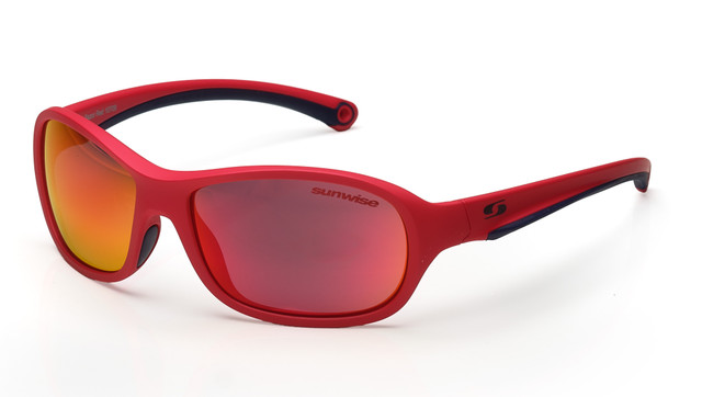 Sunwise Razor Petite Frame Sports Sunglasses - Red Sunwise Razor Petite Frame Sports Sunglasses - Red
