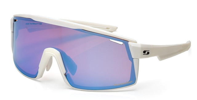 Sunwise Vivid White Cricket Sunglasses with Anti Fog Lens