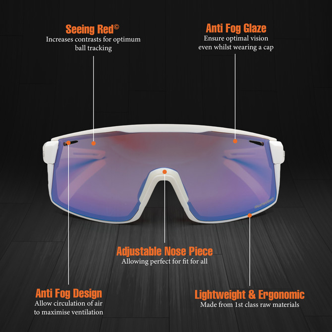 Sunwise Vivid White with Cricket Lens and Anti Fog Sunwise Vivid White with Cricket Lens and Anti Fog