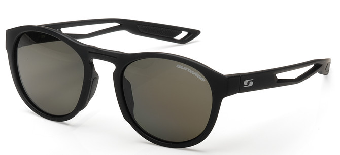 Sunwise Glide Black with Polarised Lens