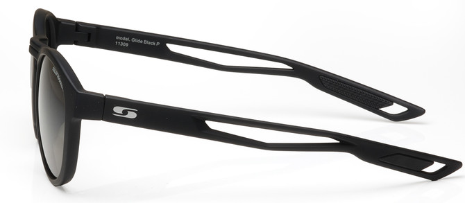 Sunwise Glide Black with Polarised Lens