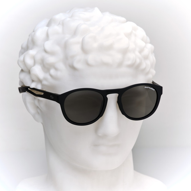 Sunwise Glide Black with Polarised Lens