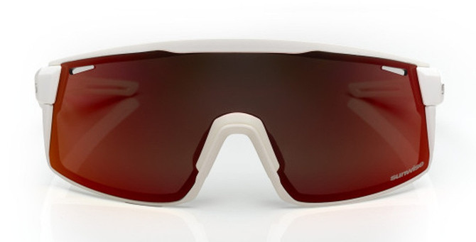 Sunwise Ultra White Cricket Sunglasses with Polarised Lens