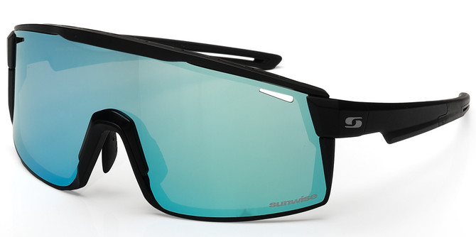 Sunwise Ultra Black Cricket Sunglasses with Polarised Lens