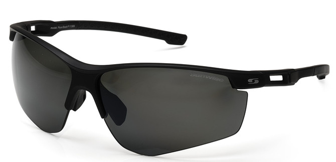 Sunwise Pace Black Cricket Sunglasses with Polarised Lens