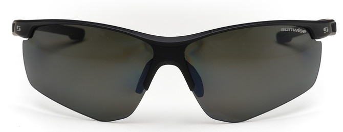 Sunwise Pace Black Cricket Sunglasses with Polarised Lens