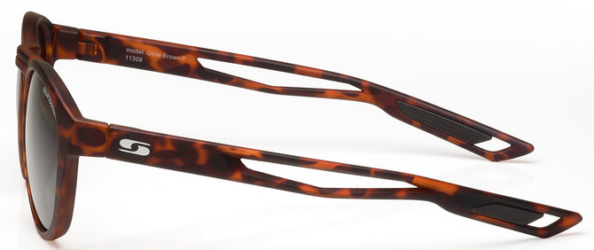 Sunwise Glide Brown Cricket Sunglasses with Polarised Lens