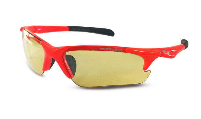 Twister Tennis Sunglasses with Interchangeable Lenses - Orange