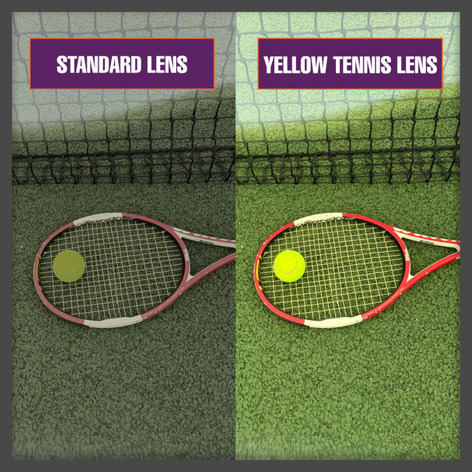 Twister Tennis Sunglasses with Interchangeable Lenses - White