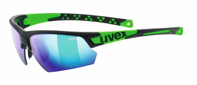 UVEX Sportstyle 224 (Black - Green)