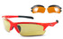 Twister Tennis Sunglasses with Interchangeable Lenses - Orange