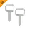 2" x 3" Horizontal CradleStake® - White 2 Pack