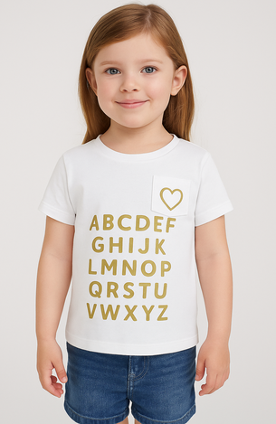 AYOLLY Alphabet Tee