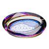  PIRANHA OVAL SLANT GLASS ASHTRAY 