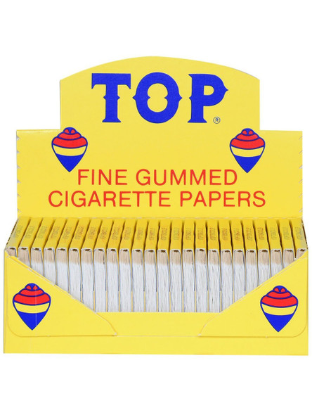  TOP FINE GUMMED ROLLING PAPER  24 BOOK 100 LEAVES 