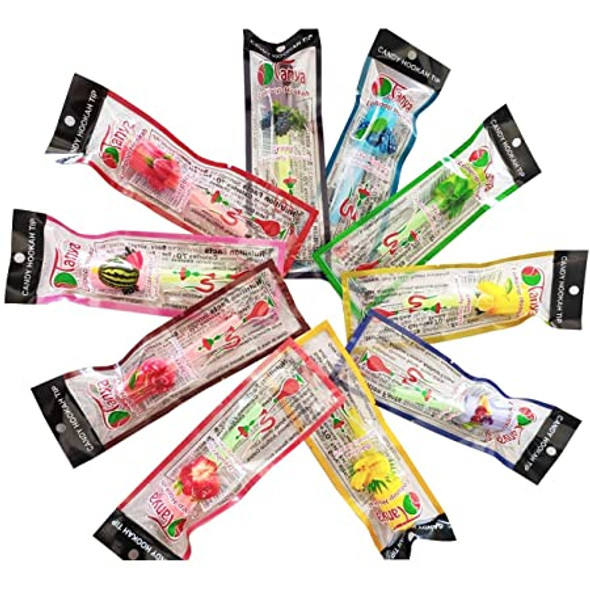 TANYA CANDY HOOKAH TIPS - ASST. FLAVORS 50CT/BUCKET