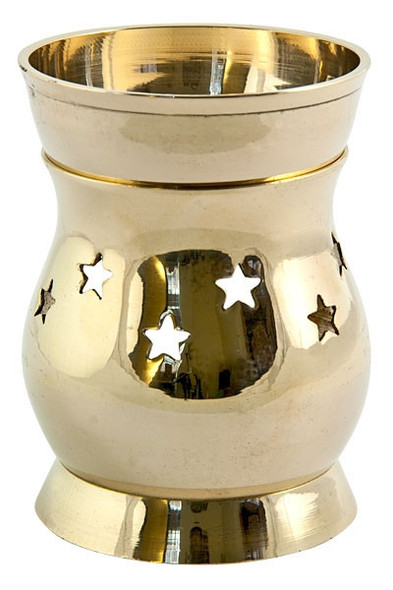  3.75" Star Brass Aroma Lamp 