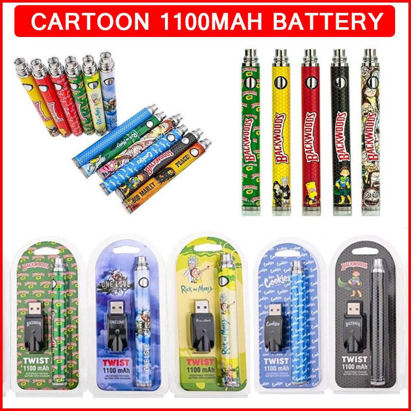  TWIST 510 BATTERY 1100mAh ASSORTED DESIGN 