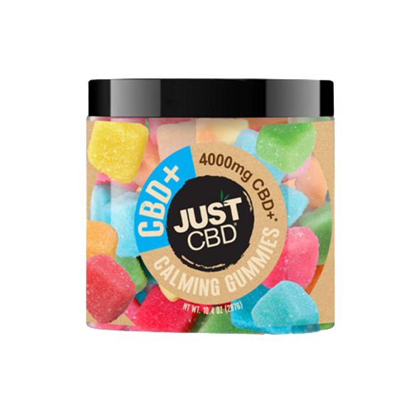 JUST CBD CALMING GUMMIES CBD + CBN + HHC 4000MG JAR