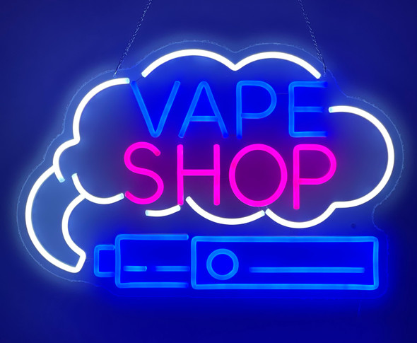 VAPE SHOP LED SIGNS W/REMOTE CONTROL