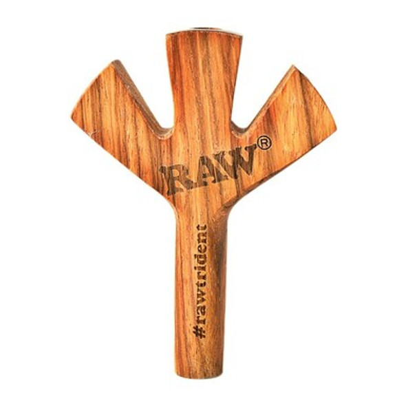 RAW TRIDENT WOODEN CIG HOLDER