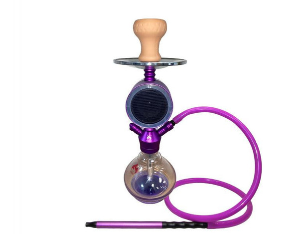  HUSIC LITTLE MIKE HOOKAH 14" HOOKAH 1 HOSE W/ SPEAKER 