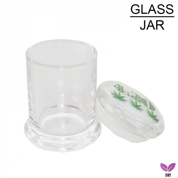  STORAGE JAR | POP TOP DESIGN GLASS GLASS 6CT/PK 