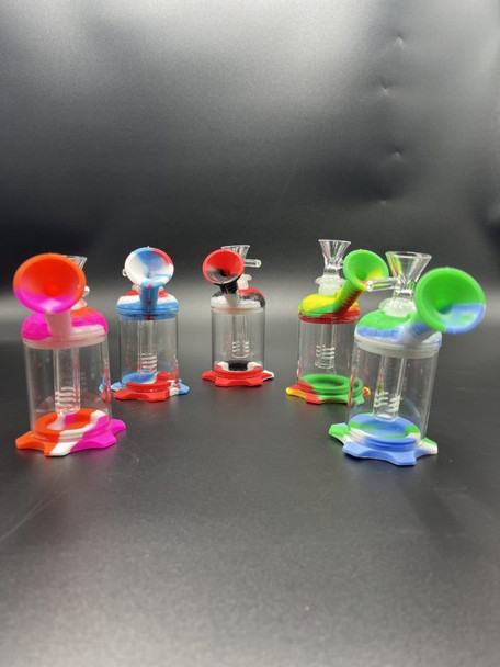  SILICONE HORN WATER PIPE 